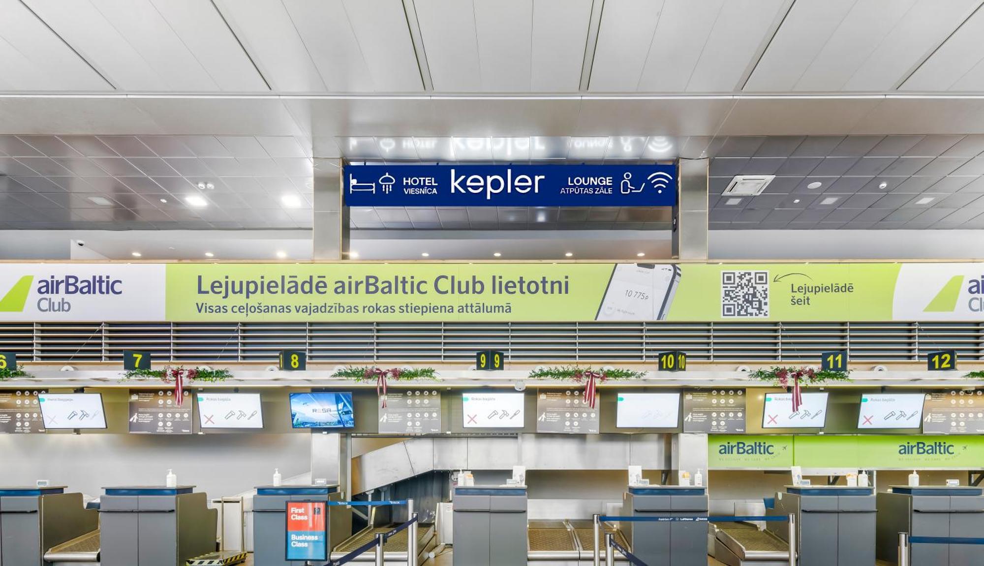 Kepler Club Riga Airport Hotel - Landside Public Area Ieki Εξωτερικό φωτογραφία